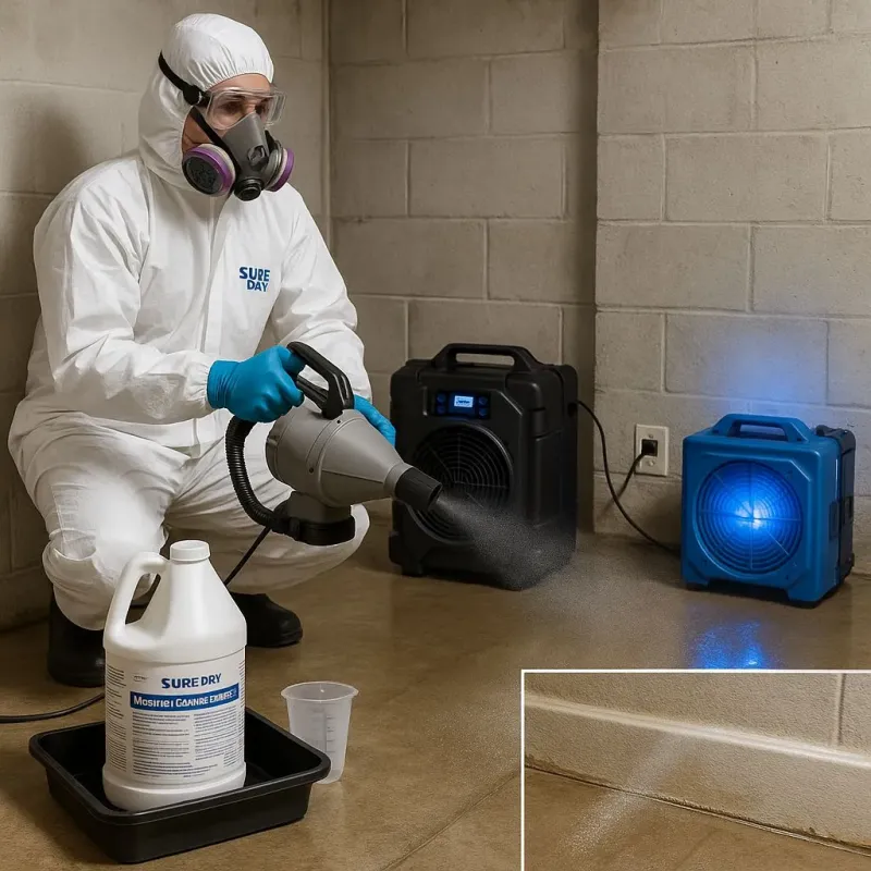 Sanitization and Odor Removal process in Jefferson, VA